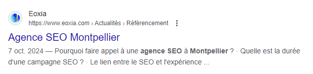 exemple de SEO local