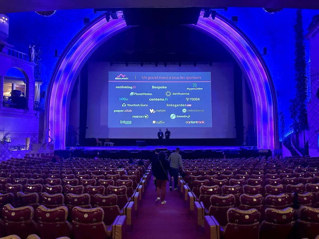 SEO Summit Salle du grand REX