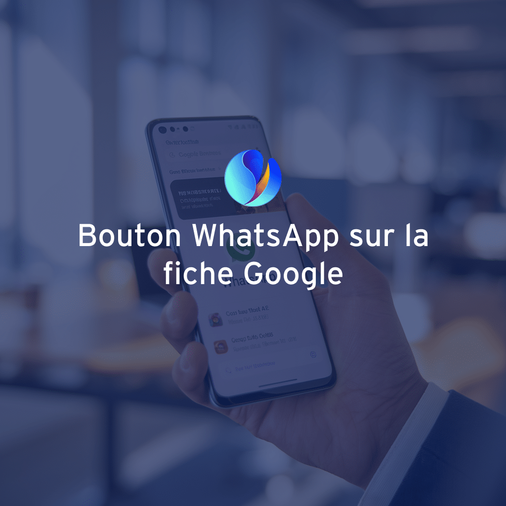 WhatsApp sur la fiche Google